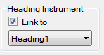 10. Link to Heading instrument